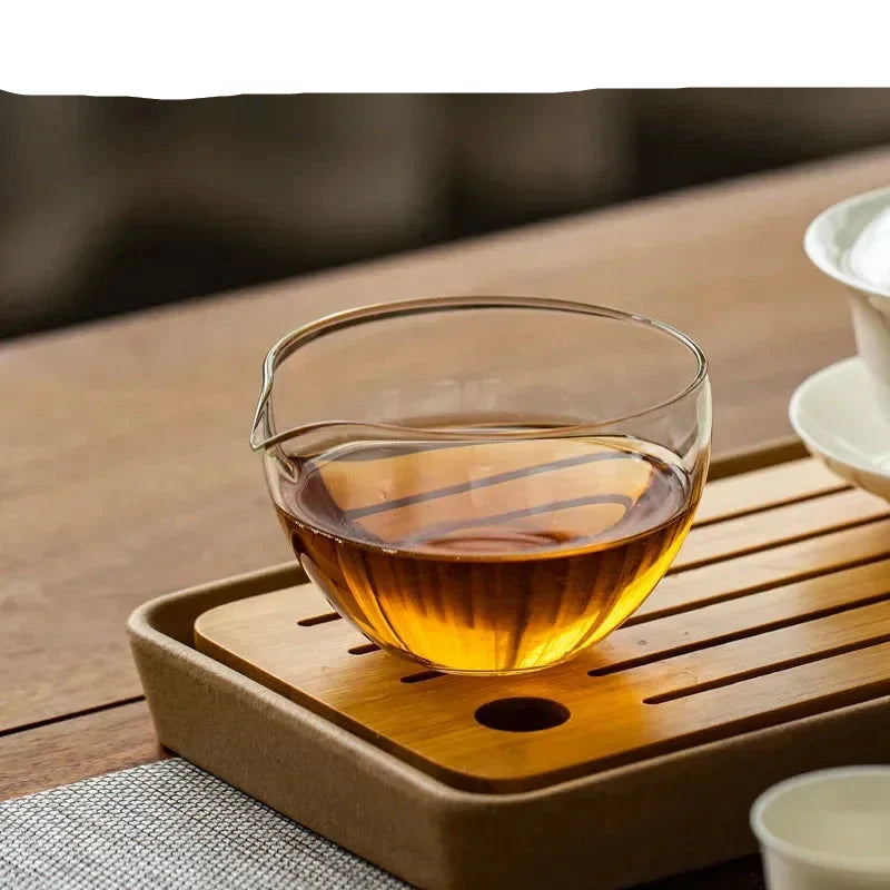 Chawan Matcha Glass Bowl Heat Resistant Ceremonial Tea
