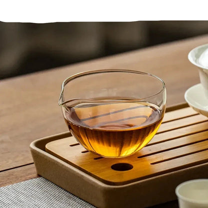 Chawan Matcha Glass Bowl Heat Resistant Ceremonial Tea