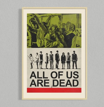 Movie Retro Poster Canvas Collage Mid Century Wall Art