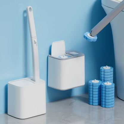 Disposable2026 Edition Toilet Brush Cleaning Kit With Long Handle Replacement Head And Auto Lid Opening, Eco Friendly Bathroom Device Fall