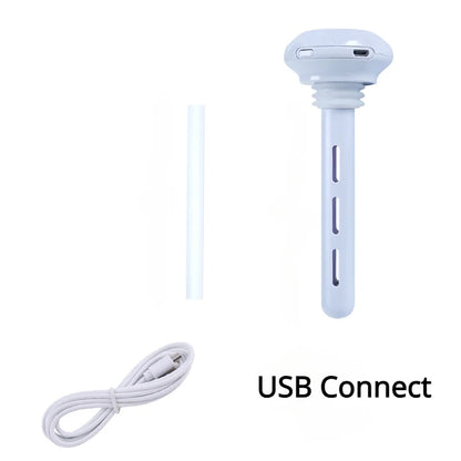 Super Quiet Travel-Friendly Mist Humidifier for Office, Bedroom, Car, Flexible Length, No Water Bottle Needed