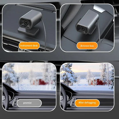 Car2025 Edition Heater Demister With Strong Suction Cup Defogger For Clear Windshield In Winter