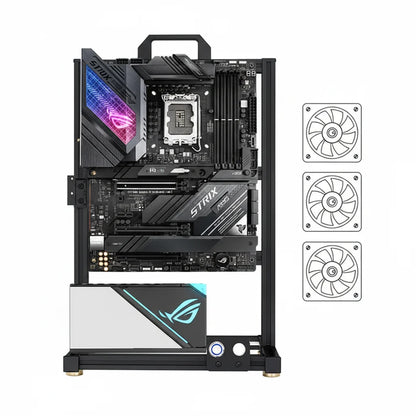 Frame Open Aluminum PC Case Rack EATX Water Cooling