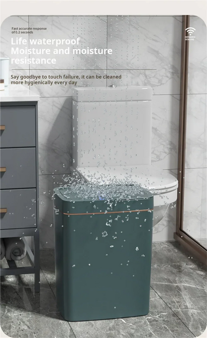 Touchless Smart Sensor Trash Can 15L Water-Resistant Automatic