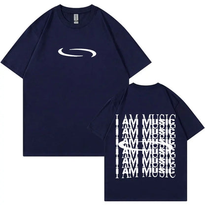 Carti PlayBoi ''I'm Music T-shirt'' Opium Ken Carson Tour Rap Fashion Hip Hop Oversized Tees