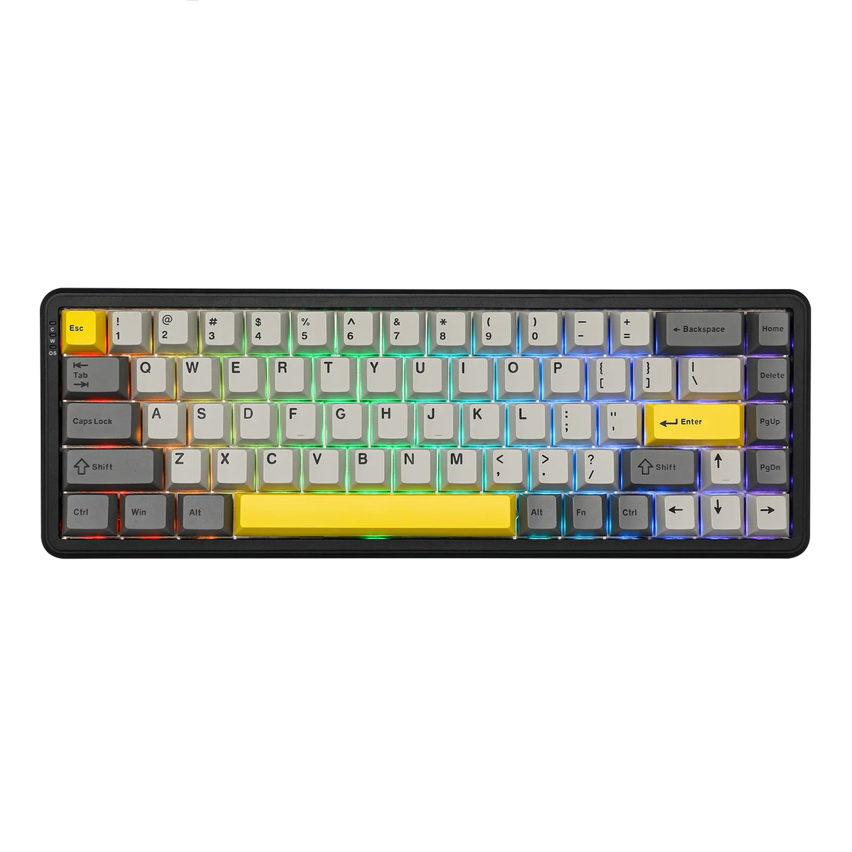 Mechanical Keyboard 68Key Cordless Bluetooth RGB Hall Effect