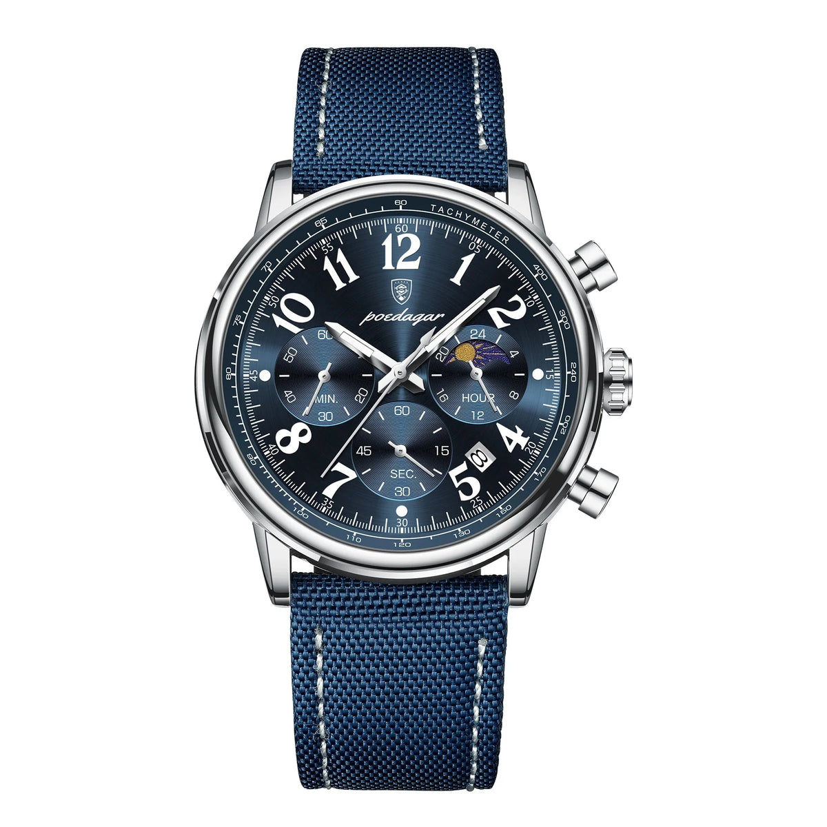 Military2025 Edition Chronograph Watch Nylon Strap Water-Resistant Fall