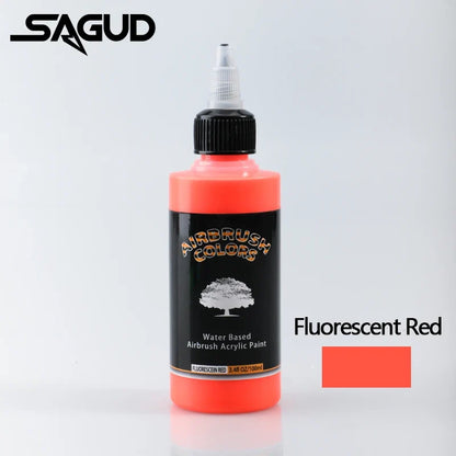 Airbrush2026 Edition Acrylic Paint Matte Inks Water Based Simple to Clean 32 Color Kit 100ml Bottles For Model Hobby TikTok Viral Craft Trend