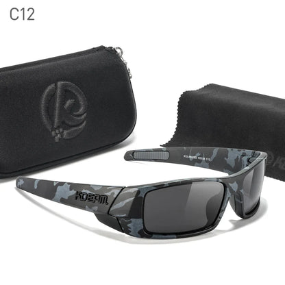 Sunglasses Photochromic All-Black Frame Fishing Sunglasses Summer 2026 Night Driving Comfort Case Included