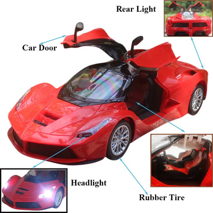 Remote Control Motor-Driven Car with Opening Doors - Fun Gift for Kids, Boys & Girls