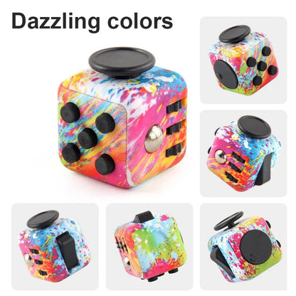 Cube Fidget Stress Relief Toy Sensory Dice For Focus