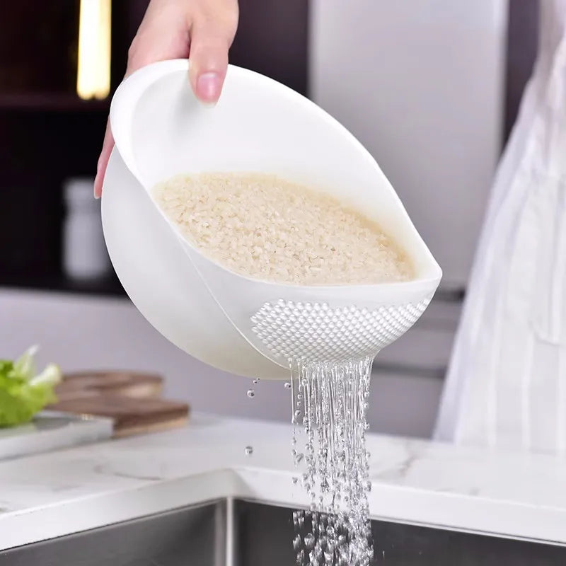 Rice Colander With Handles Kitchen Drain Basket Fall 2026 Simple Rinse Fast Drain