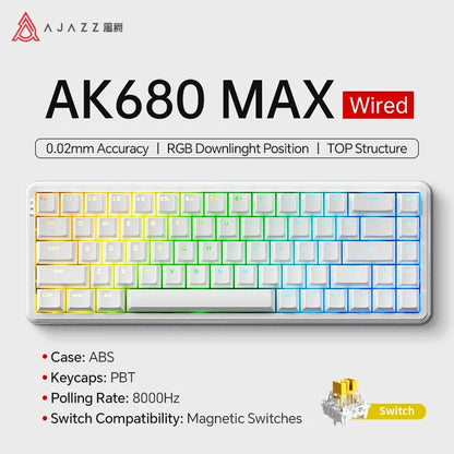 Mechanical Keyboard Sixty Mini Cordless ARGB Magnetic Hall