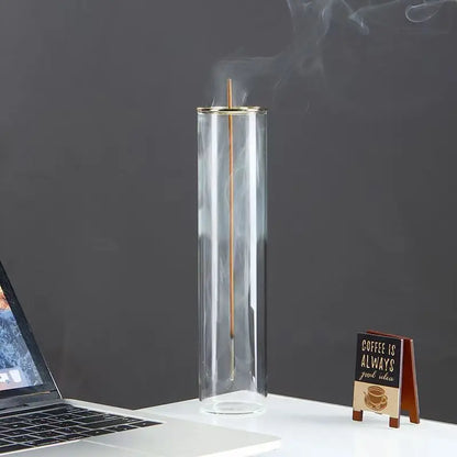 Glass Incense Burner With Removable Ash Catcher Household Decor