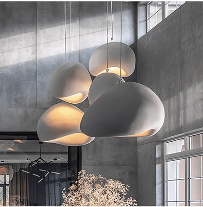Japandi Pendant Ceiling Lamps Scandinavian Wabi Sabi LED Dining Room