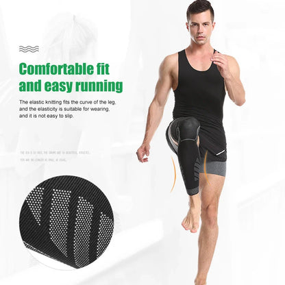 Pair 2026 – Full Leg Compression Sleeve Long Knee Support for Cycling Hiking Basketball