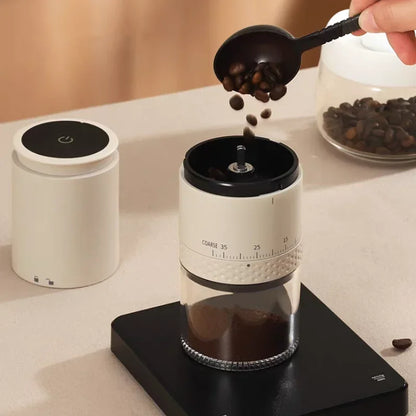 Motor-Driven Coffee Grinder 1500mAh Conical Burr Battery-Powered Externally Flexible Fall 2025 Uniform Grind Espresso And Drip