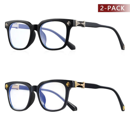 Light Blue Blocking Glasses Square Frame Unisex Computer Eyewear Fall 2026 Eye Strain Relief