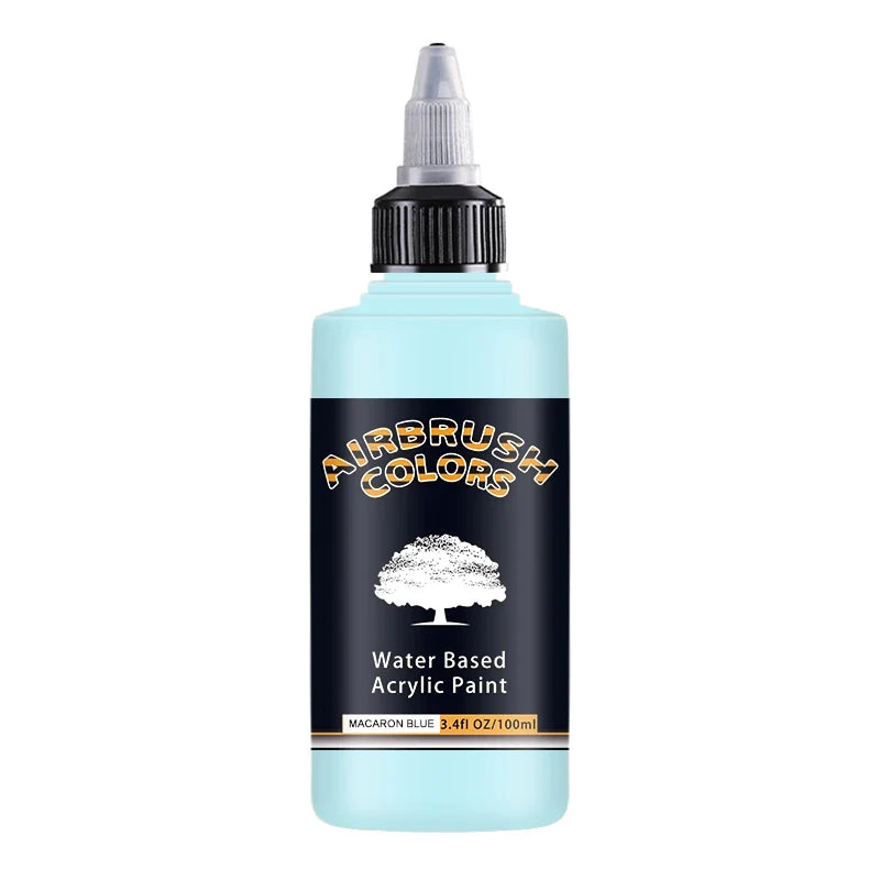 Airbrush2026 Edition Acrylic Paint Matte Inks Water Based Simple to Clean 32 Color Kit 100ml Bottles For Model Hobby TikTok Viral Craft Trend