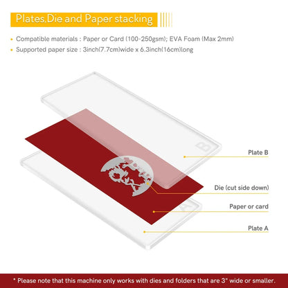 Die Cutting Machine Mini Hand-Held For DIY Scrapbooking