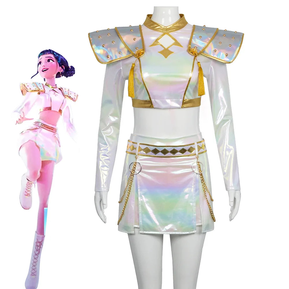 Light Flattering Women Cosplay Kit - Holographic PVC