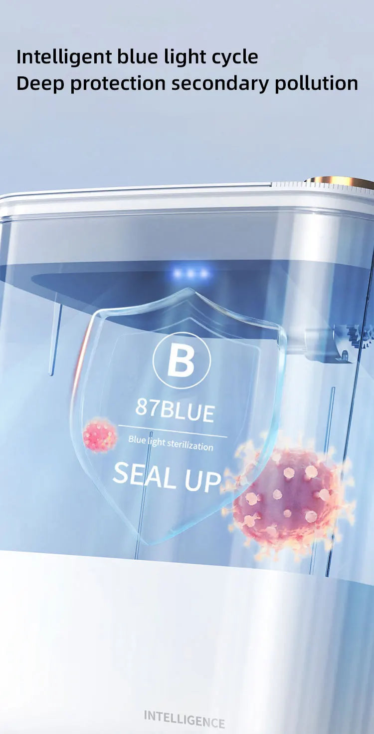 Smart Sensor Trash Can 20L Type C Battery-Powered Bathroom