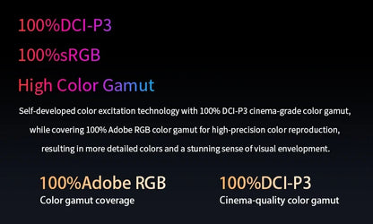 OLED 13.3 Travel-Friendly Monitor Metal Frame Travel Display