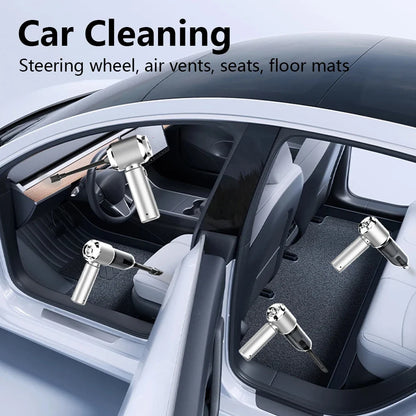 Car Vacuum Cleaner Cordless Mini Hand-Held Strong 6000mAh