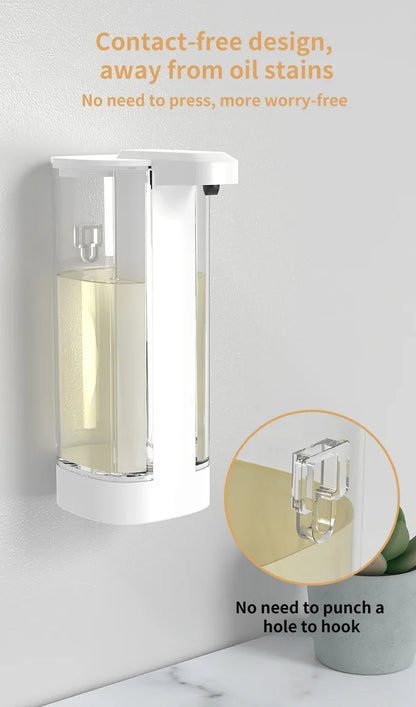 Sensor Automatic Soap Dispenser Touchless Kitchen Bathroom
