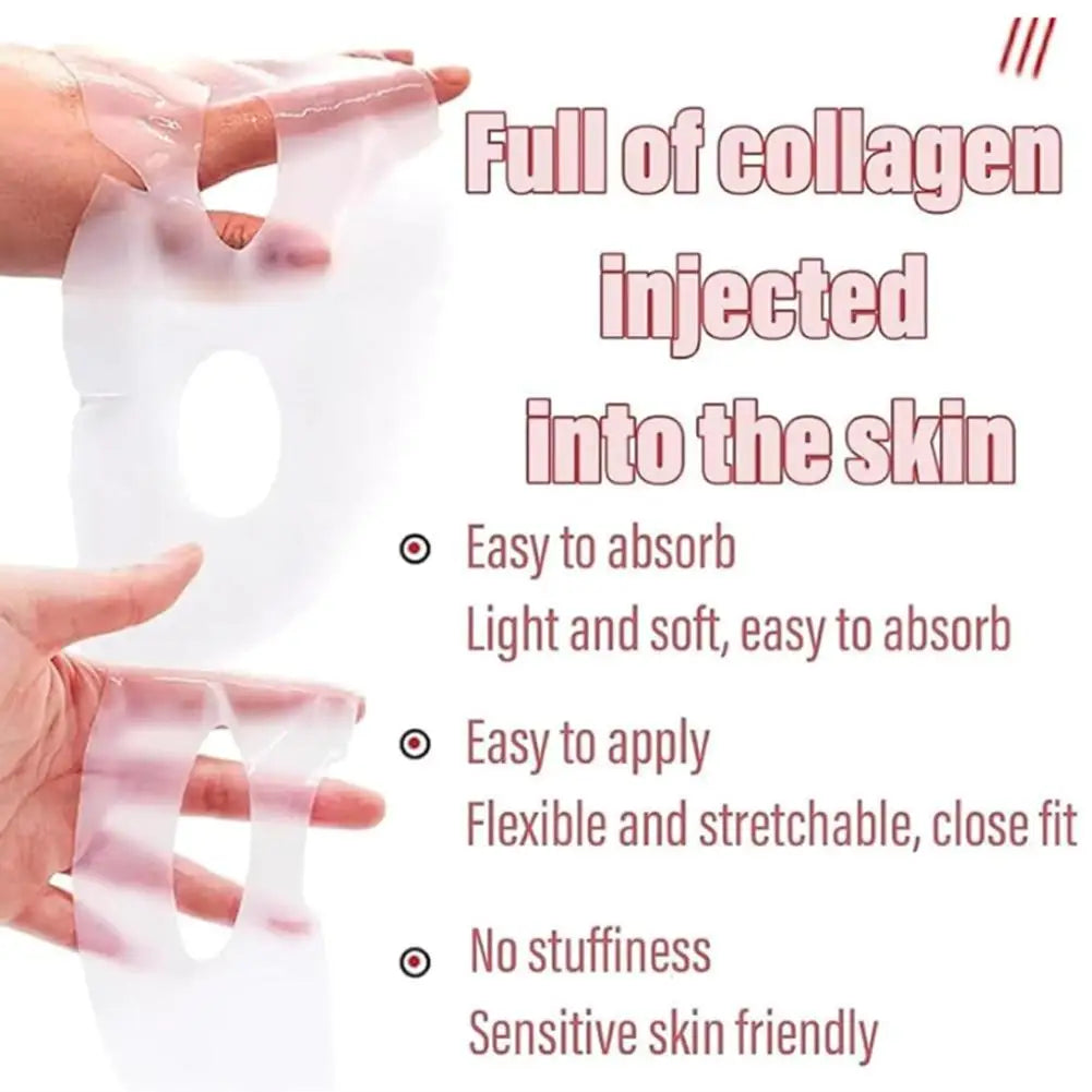 Hydrogel Collagen Mask Korean Sleeping Sheet Mask Deep Hydration Brightening Pore Minimizing Fall 2026 TikTok Viral