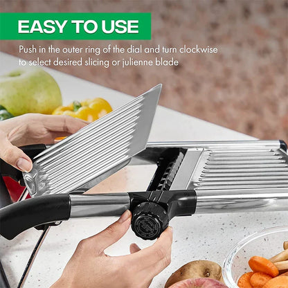 Mandoline Slicer Flexible Stainless Steel Vegetable Cutter, Fall 2025 Kitchen Device For Precise Julienne Slicing