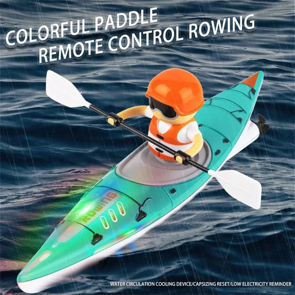 Remote Control Speedboat for Kids - Outdoor Racing Boat, 15km/h, Water-Resistant Fun Gift