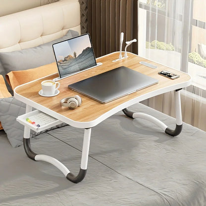 Desk Bed Liftable Folding Laptop Table for College Students and Children Study