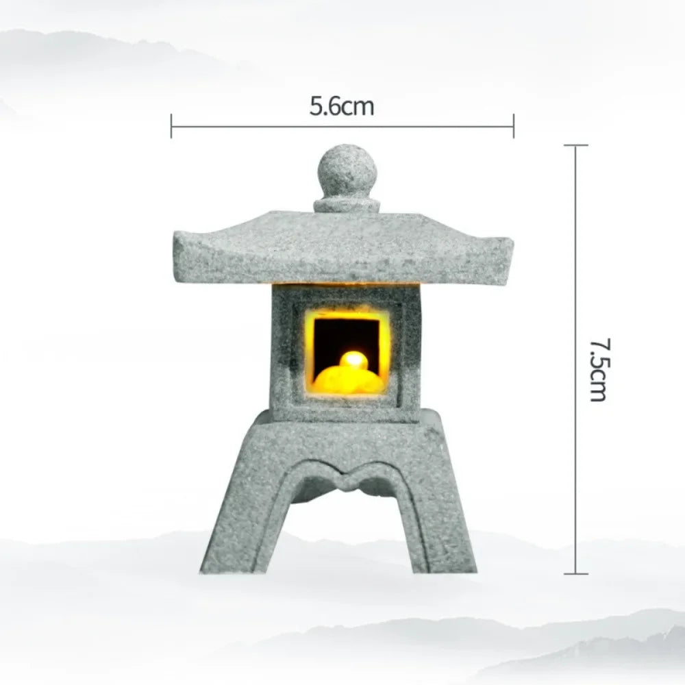 Lantern Pagoda Garden Statue Zen Yard Light Miniature Lamp for Micro Landscape Decor Fall 2026 Trend