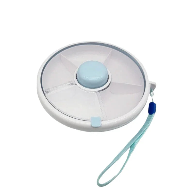 Snack Container Rotating Moisture Proof Organizer Spinner Back To School 2025 Travel-Friendly Freshness