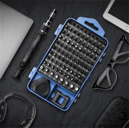 Motor-Driven Screwdriver Kit 115/117-In-1 - Multifunction Device Kit For Household PC And Phone Repair DIY Gift Idea