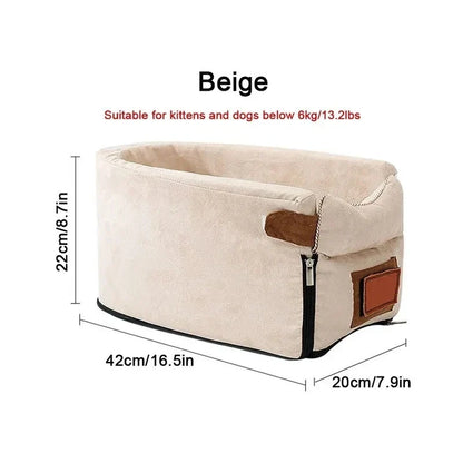 Dog Car Seat Travel-Friendly Carrier Bed Booster Seat Road Trip 2025 Travel Safety Cozy Sturdy Pet