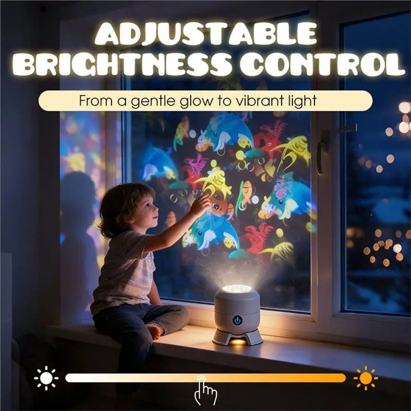 Night2026 Edition Light Projector Ocean Wave Rotating Lamp Kids Bedroom Decor Gift Idea Fall