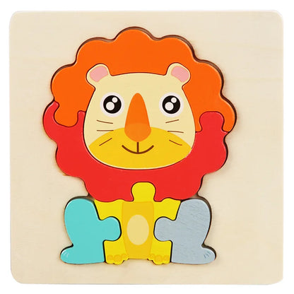 Puzzle Wooden Montessori Animals Educational Toy for Kids