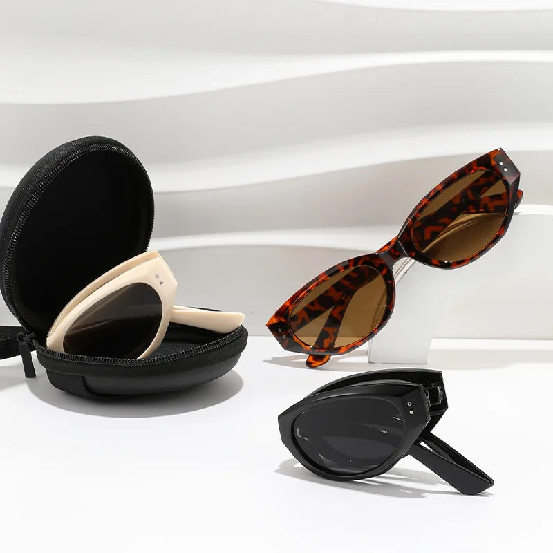 Sunglasses Foldable Fashion Glasses Light UV Protection For Summer 2026 Trendy