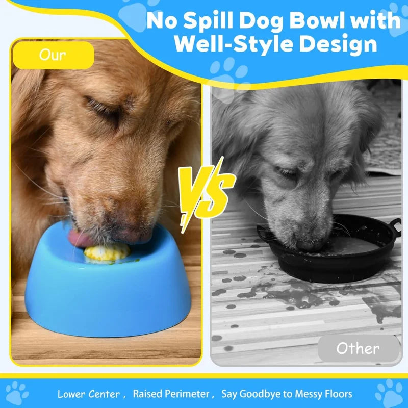 Anti-Slip Lick Mat 3/4 Cup Liquid Treat Holder for Dogs 2026 – Anti-Choking Slow Feeder Dog Bowl