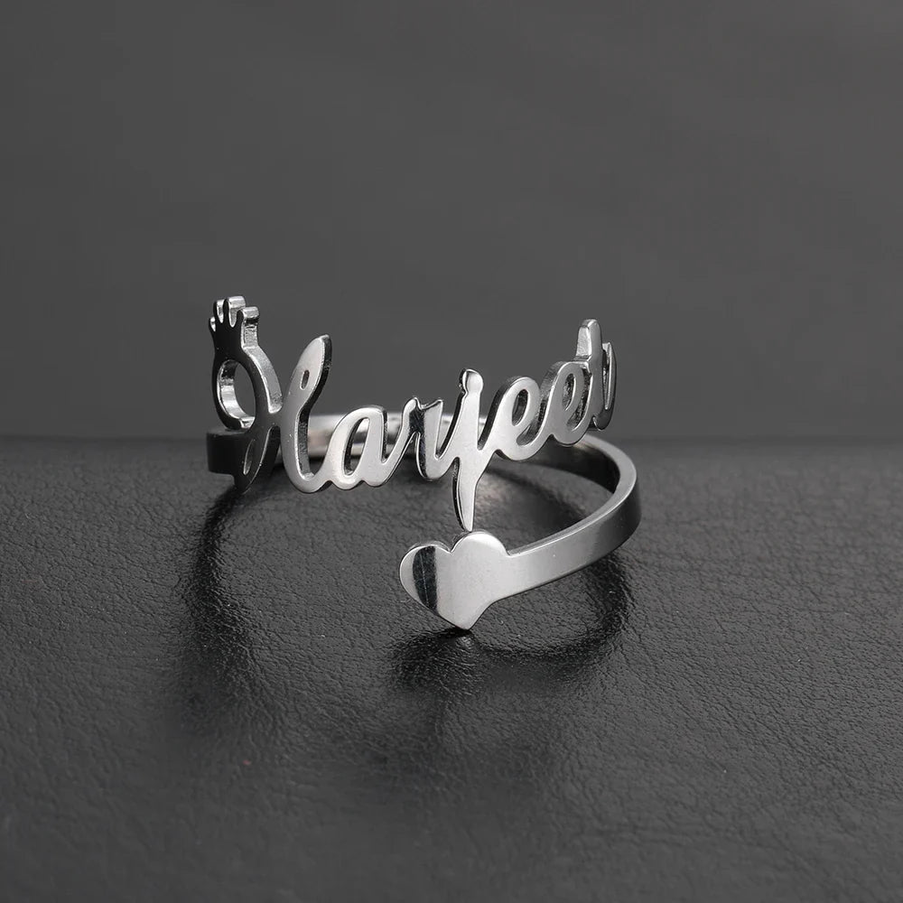 Name2026 Edition Ring Custom Double First Names Jewelry For Couples Personalized Gift TikTok Viral Fall