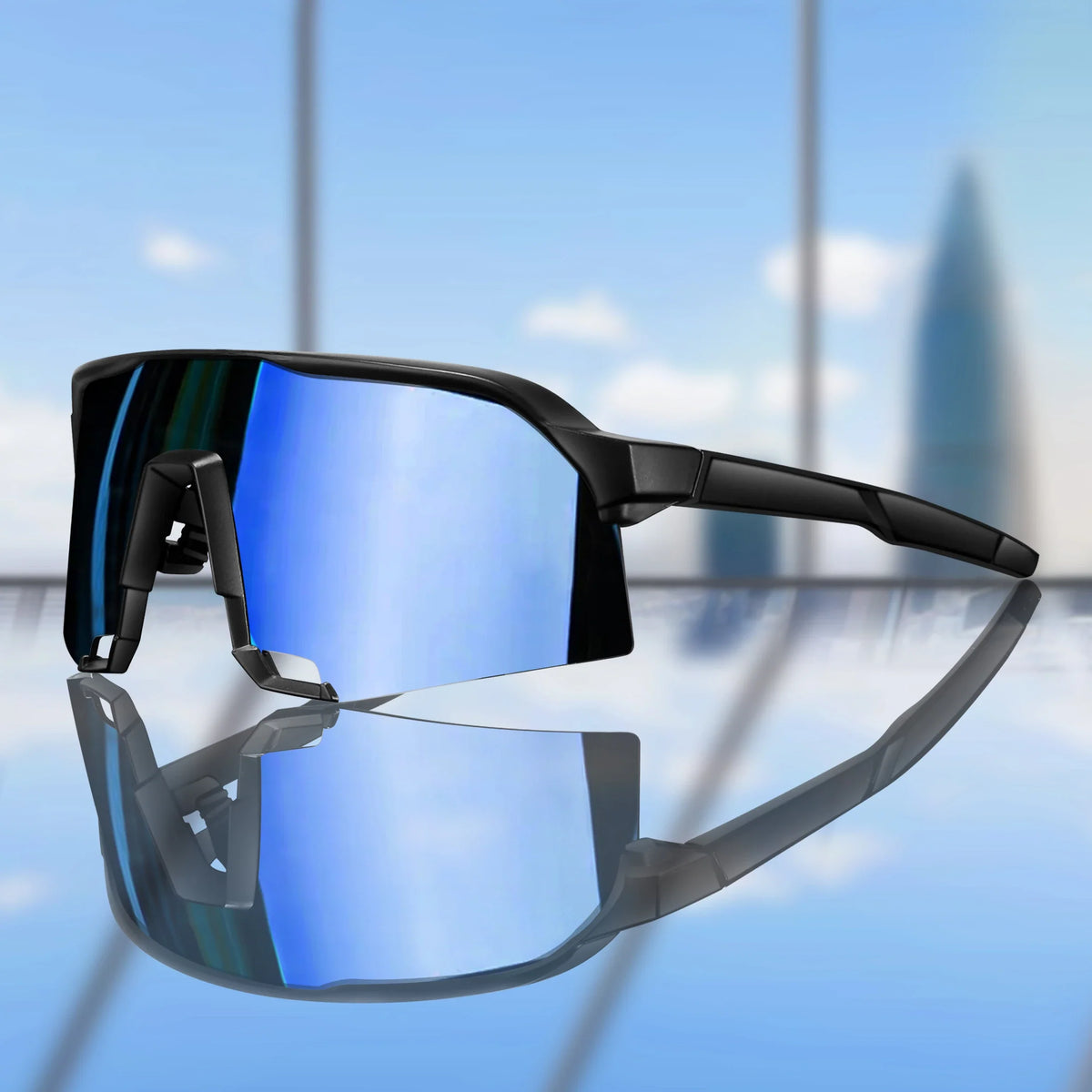 UV400 polycarbonate lenses, cycling, running, fishing – Light unisex sports sunglasses