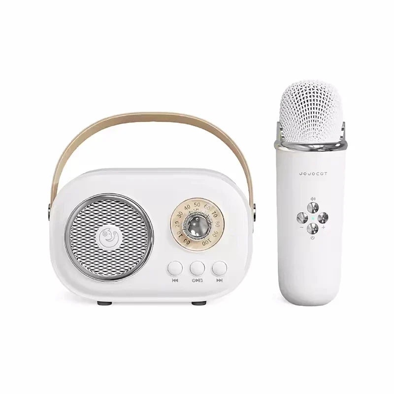 Karaoke Travel-Friendly Bluetooth Speaker With Microphone Mini FM Radio Back To School 2025 Gift Idea