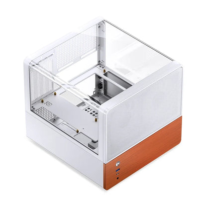 Mini ITX MicroATX PC Case Sea View Glass Travel-Friendly Gaming