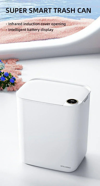 Sensor Smart Trash Can 18L With Display Type C Recharge
