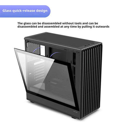 Case PC Glass Side ATX M ATX ITX Support 360mm Radiator