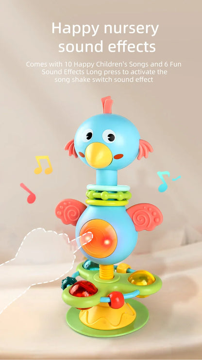 Soothing Baby Rattle Suction Cup Newborn Sensory Toys