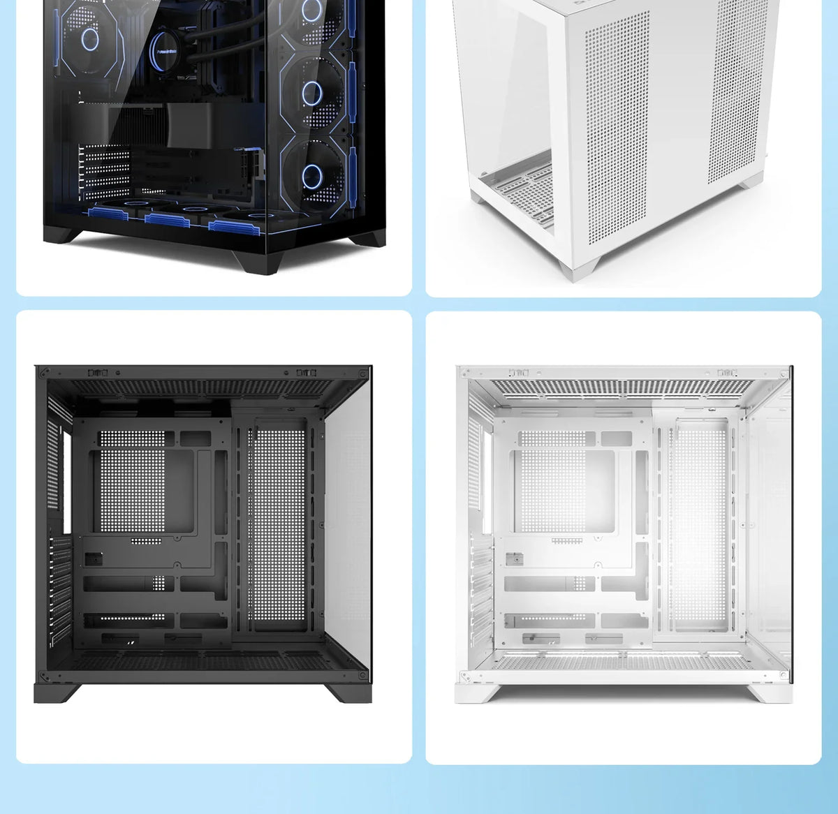 PC Gaming Case Dreamland Pro ATX Dual Glass 360mm Chassis