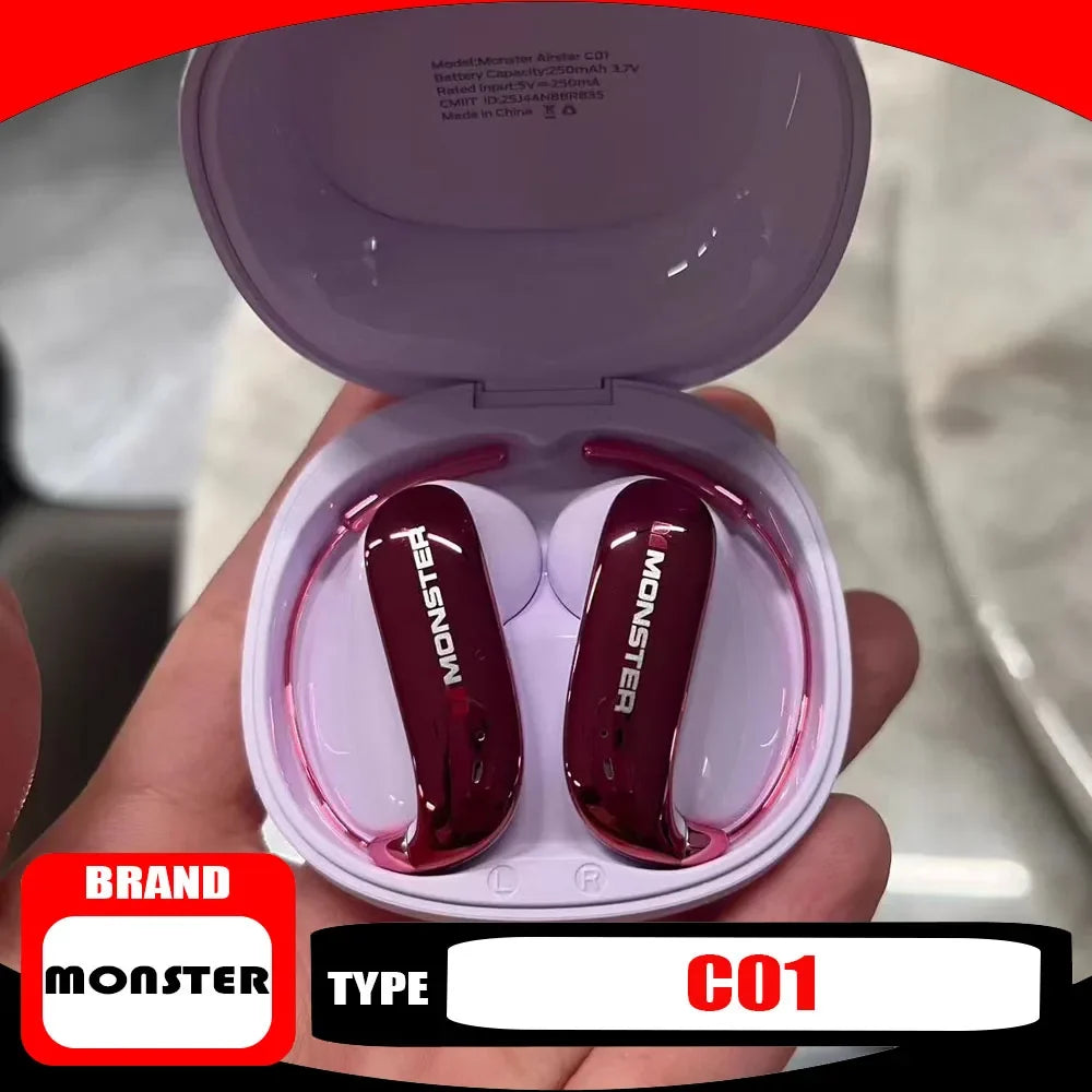 Bluetooth Headphones Ear Hook Cordless Noise Canceling Water-Resistant Fall 2026 Gift
